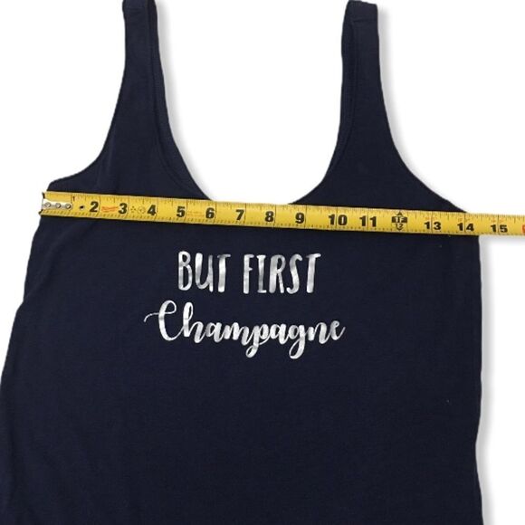 “But First Champagne” Tank Top - Picture 6 of 10
